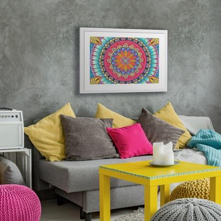 How to Decorate Living Room Walls | Framed Art.com