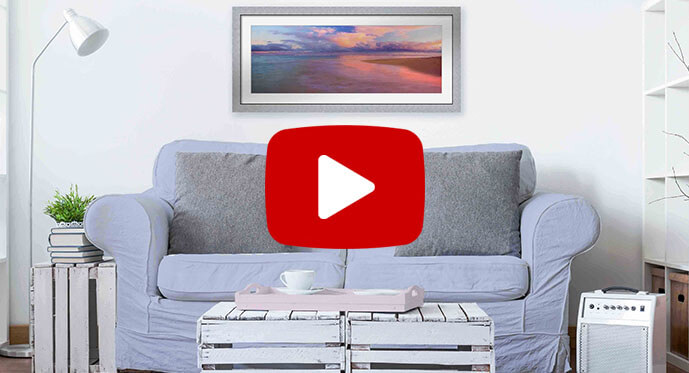 modern pastels art video