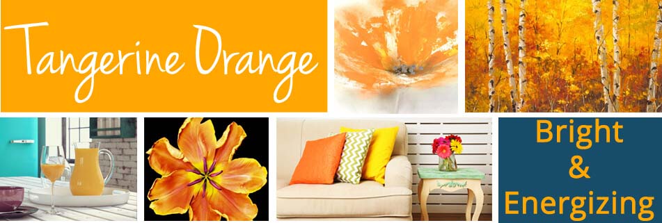 Tangerine Orange Art