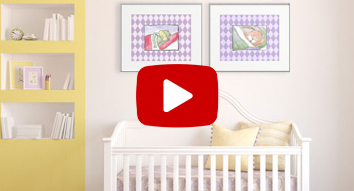 decorating with nursery posters video