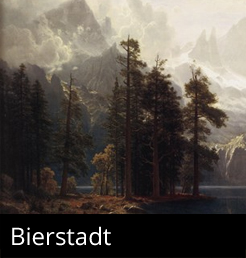 Framed Bierstadt Art