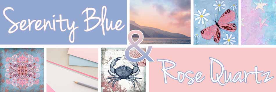 Serenity Blue &amp; Rose Quartz Decor Ideas