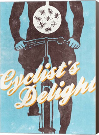 Framed Cyclist&#39;s Delight Print