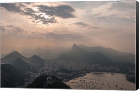 Framed Sugar Loaf, Rio de Janeiro, Brazil Print