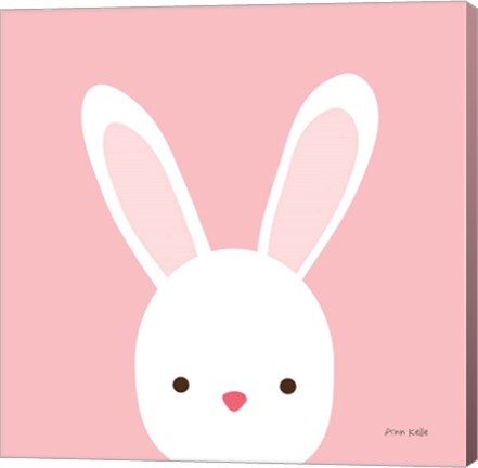 Framed Cuddly Bunny Print