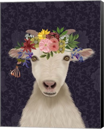 Framed Goat Bohemian 1 Print