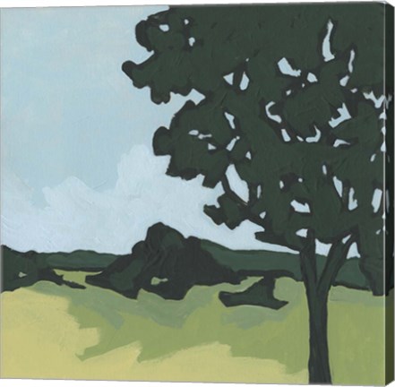 Framed Arbor Silhouette II Print