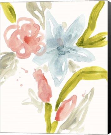 Framed Floral Sonata II Print