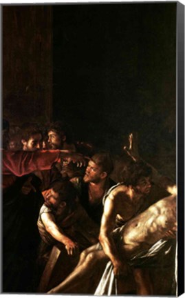 Framed Resurrection of Lazarus, Right Detail Print