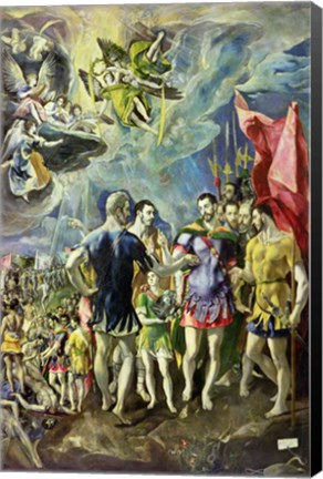 Framed Martyrdom of St. Maurice Print