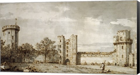 Framed Warwick Castle: The East Front from the Courtyard Print