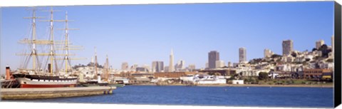 Framed San Francisco and Harbor Print