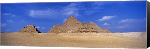 Framed Great Pyramids, Giza, Egypt Print