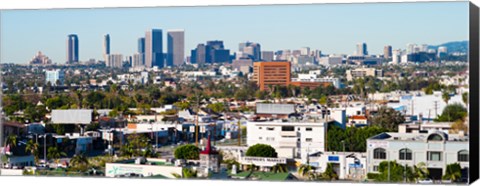 Framed Century City, Beverly Hills, Wilshire Corridor, Los Angeles, California, USA Print