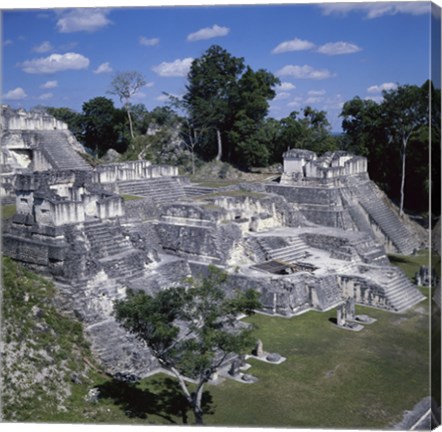 Framed Tikal Mayan Guatemala Print