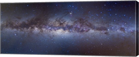 Framed Panorama view of the center of the Milky Way Print