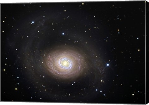 Framed Messier 94, A Spiral Galaxy in the Constellation Canes Venatici Print