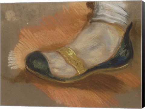 Framed Study of a Slipper, 1827-1828 Print