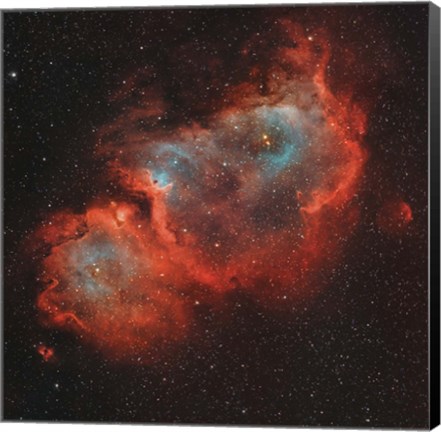 Framed IC 1848, the Soul Nebula Print