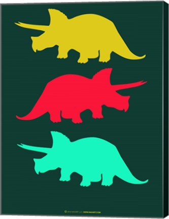 Framed Dinosaur Family 7 Print