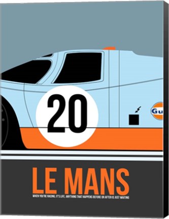 Framed Le Mans 2 Print
