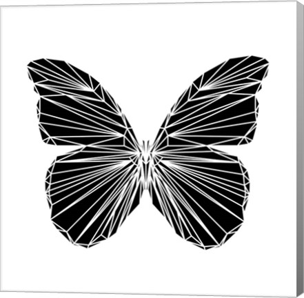 Framed Black Butterfly Print
