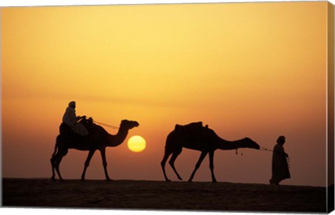 Framed Caravan, Morocco Print