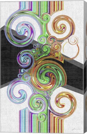 Framed Twirl III Print