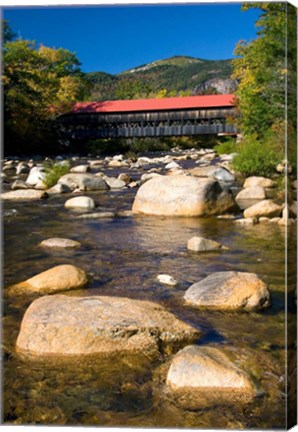 Framed Covered bridge, Swift River, New Hampshire Print
