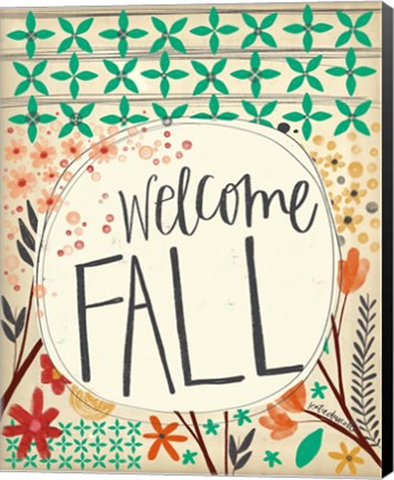 Framed Welcome Fall Print