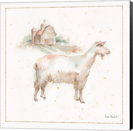 Framed Farm Friends VII Print