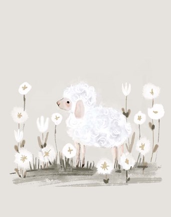 Framed Lamb Print