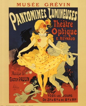 Framed Pantomines Lumineuses Print