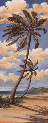 Framed Palm Breeze I Print