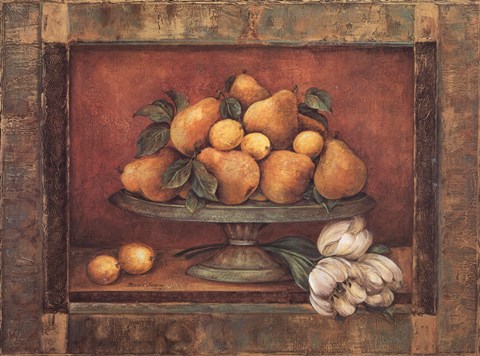 Framed Florentine Pear Print