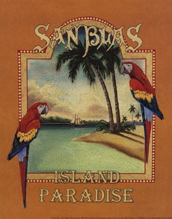 Framed San Blas Print