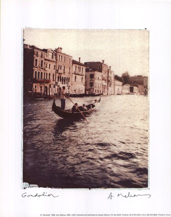 Framed Gondolier Print