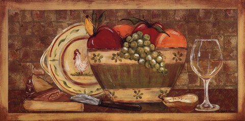 Framed Fruit Bowl Print