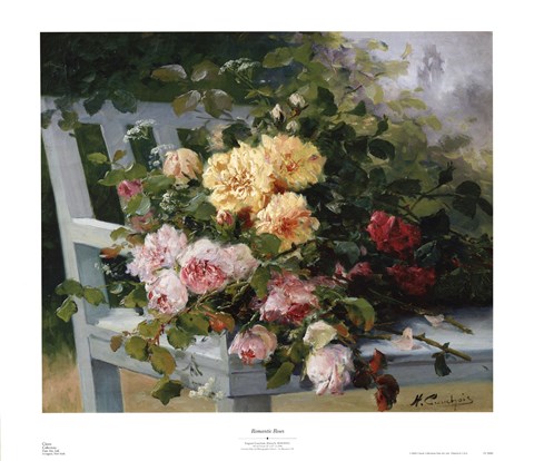 Framed Romantic Roses Print