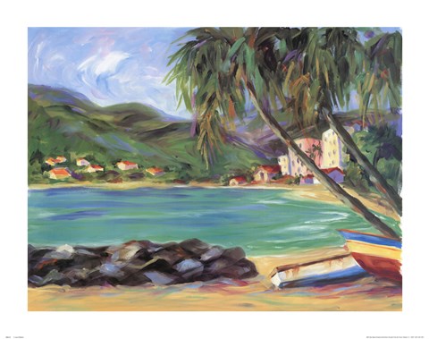 Framed Caribbean Seascape II Print