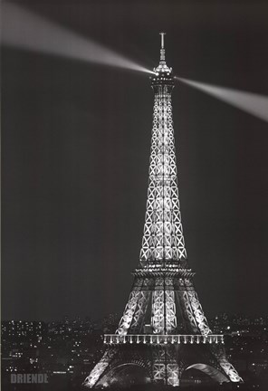 Framed Paris-Eiffel Tower Print
