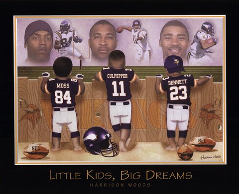 Framed Little Kids, Big Dreams Print