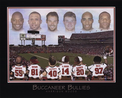 Framed Buccaneer Bullies Print