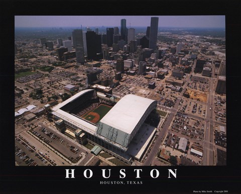 Framed Houston Astros - Minute Maid Park Print