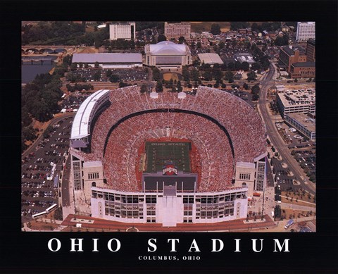 Framed Ohio Stadium - Oh State Buckeyes Print