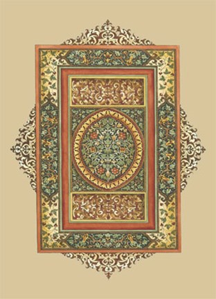 Framed World Bazaar Pattern (WG) III Print