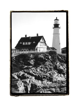 Framed Portland Headlight I Print