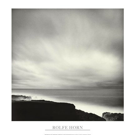 Framed Shoreline, Mendocino Coast, CA (24 x 24) Print