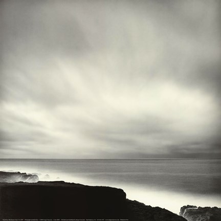 Framed Shoreline, Mendocino Coast, CA (12 x 12) Print