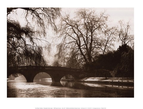 Framed Clare Bridge, Cambridge Print